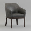 Kingaroy Solid Wood Leather Arm Chair