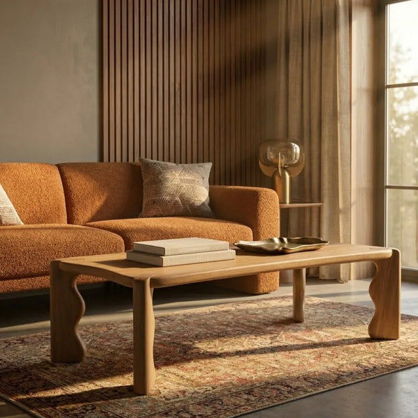 Kingscote Oak Wood Coffee Table