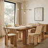 Krasnodar Oak Wood Dining Table Set - 4 Seater, 6 Seater - All Sizes 