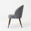 Kroonstad Solid sheesham Wood and Fabric Lounge Chair