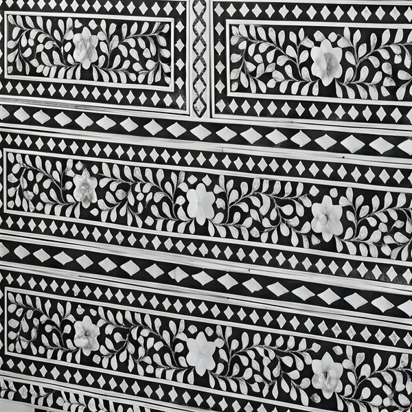 Kuala Bone Inlay Chest Of Drawers