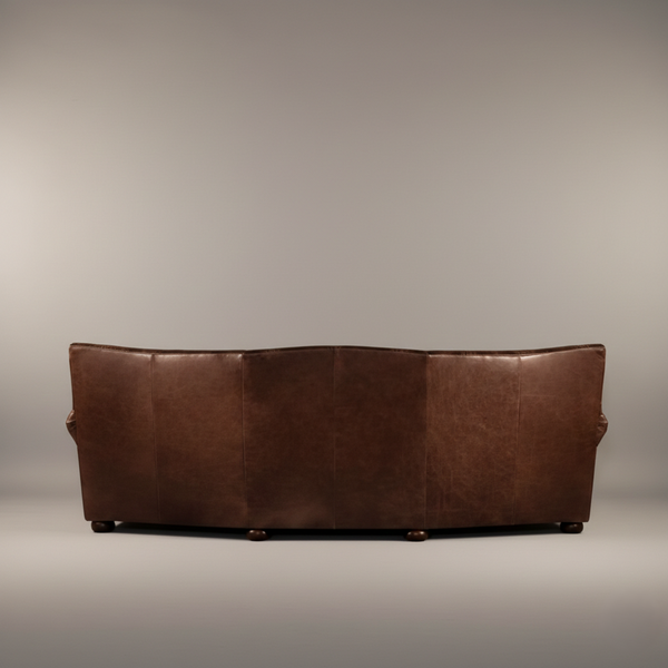 Kyiv Curved Leather Sofa