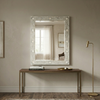 Rectangular Large Floral Wall Mirror Decor | Living Room Decor