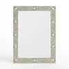 Rectangular Large Floral Wall Mirror Decor | Living Room Decor