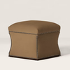 Larissa Solid Wood Fabric Ottoman With Storage 