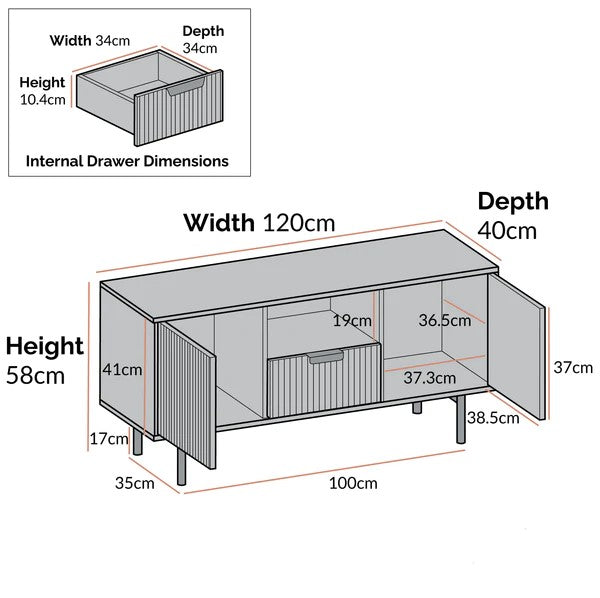 Lautoka Stripped Tv Media Unit
