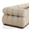 Lave 3 Seater Boucle Sofa - White Finish
