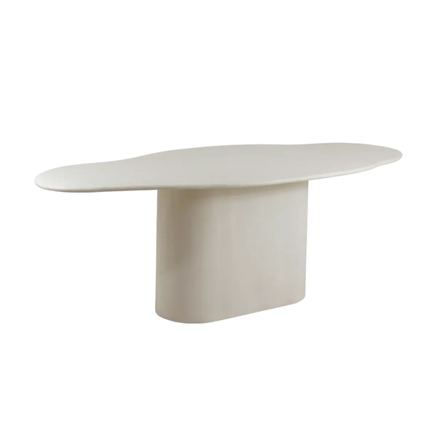 Leicester Concrete Effect Wood Dining Table