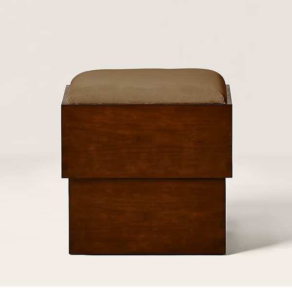 Limoges Modern Leather Foot Stool
