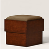 Limoges Modern Leather Foot Stool