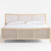 Lipetsk Solid Wood Rattan Bed - All Sizes