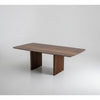 Lisburn Solid Wood Dining Table- Brown Finish