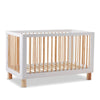 Little Stars Baby Cot In Natural And White Finish
