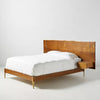 Live Edge Bed with Attached Nightstands - All Sizes