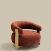 Liverpool Boucle Upholstered Sofa Arm Chair