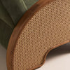 Lufkin Solid Wood Rattan Armchair