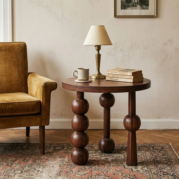 Luna Accent Round End Table