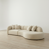 Lunea Luxury Curved 4 Seater Sofa
