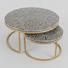 MOP Inlay Nesting Coffee Table