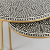 MOP Inlay Nesting Coffee Table