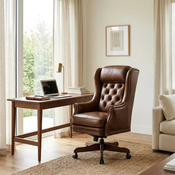 Macclesfield Tufted Revolving Executive Chair