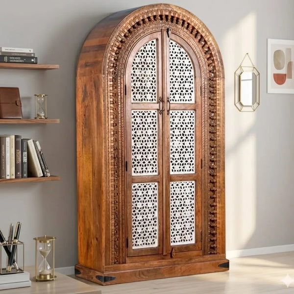 Machilipatnam Hand Carved Wardrobe