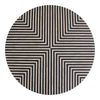 Madera Acrylic Inlay Round Coffee Table