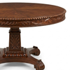 Magherafelt Sheesham Wood Table with Carved Floral Design