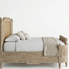 Malmesbury Solid Wood Rattan Bed -All Sizes