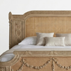 Malmesbury Solid Wood Rattan Bed -All Sizes