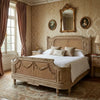 Malmesbury Solid Wood Rattan Bed -All Sizes 