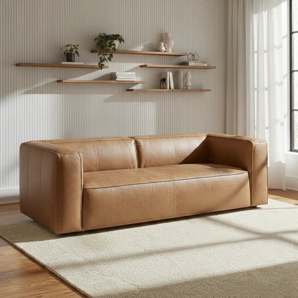 Manhattan 3 Seater Leather sofa