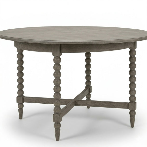 Mania Solid Wood Round Dining Table Set