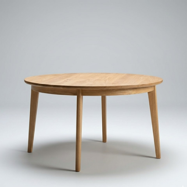 Mariko Rattan Solid Wood Round Dining Table Set - 4 Seater, 6 Seater - All Sizes