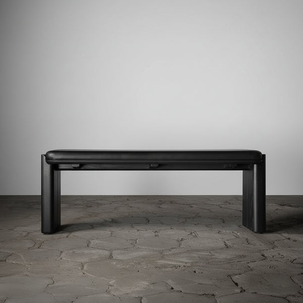 Marlboro Modern Bench In Black