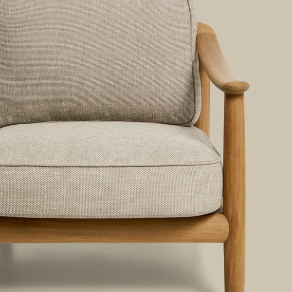 Marseille Solid Wood 3 Seater Sofa
