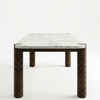 Mechelen Marble Table With Solid Wooden Base