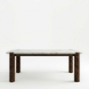 Mechelen Marble Table With Solid Wooden Base