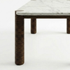 Mechelen Marble Table With Solid Wooden Base