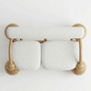 Mello Curve Solid Wood & Boucle Sofa
