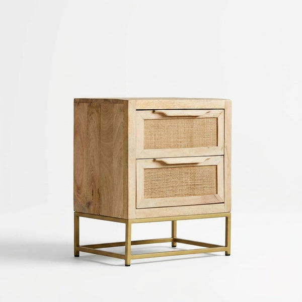 Meloni Rattan Bedside Table - READY TO SHIP