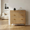 Meloni Rattan Chest Of 3 Drawer - READY TO SHIP