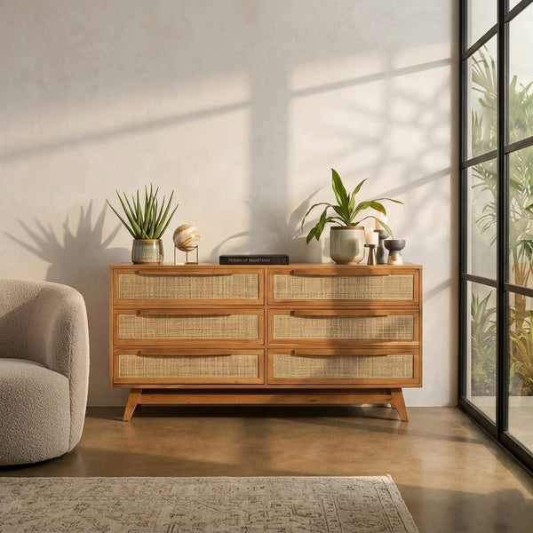 Meloni Rattan Chest Of Drawer - READY TO SHIP