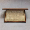 Merida Rattan Sheesham Wood Coffee Table