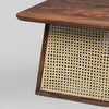 Merida Rattan Sheesham Wood Coffee Table