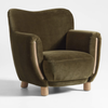 Meridian Solid Wood Accent Chair