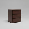 Mesquite Solid Mango Wood 3 Drawer Nightstand