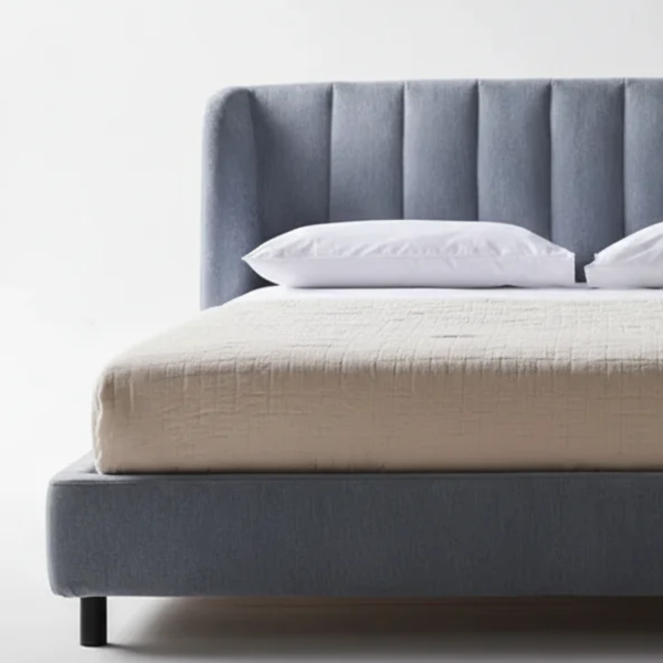 Midland Fluted Velvet Upholstered Bed-All Sizes