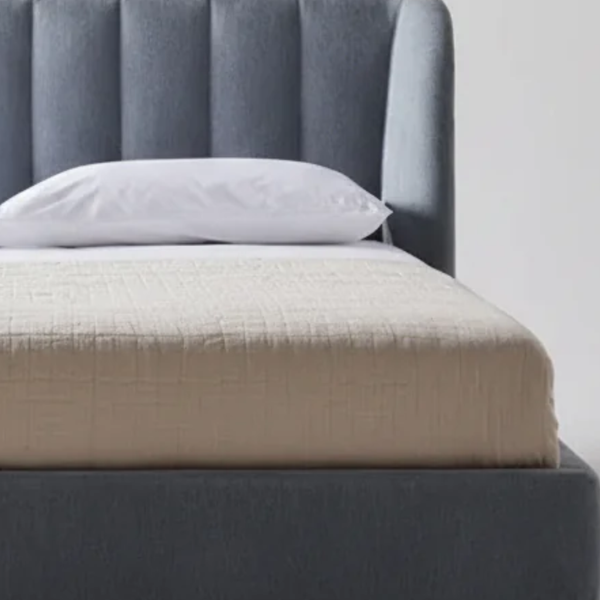 Midland Fluted Velvet Upholstered Bed-All Sizes