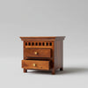 Midland Mango Wooden Nightstand Bedside Table